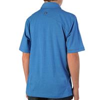 Volcom Bangin Polo Shirt - Short-Sleeve - Boy's - Heather Blue