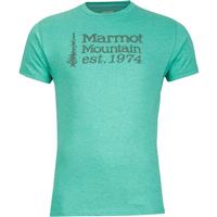 Marmot 74 Tee SS - Men's - New Green Heather