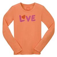 Life is good Fitted Love Crusher Longsleeve Shirt - Women's - Juicy Orange