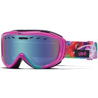 Smith Cadence Goggle - Women's - Magenta Tropide Frame with Green Sol-X Lens