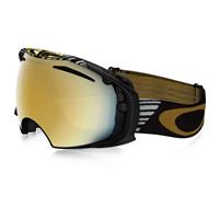 Oakley Shaun White Signature Airbrake Goggle - Echelon Black Gold Frame / 24K Iridium Lens + Persimmon Lens (OO7037-04)