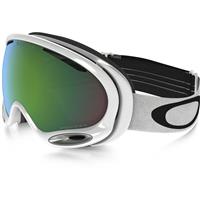 Oakley Prizm A Frame 2.0 Ski & Snowboard Goggles - Polished White Frame / Prizm Jade Iridium Lens (OO7044-54)