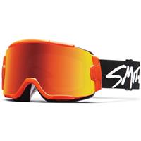 Smith Squad Goggle - Orange Frame with Red Sol-X Lens