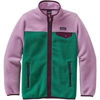 Patagonia Lightweight Synchilla Snap-T Jacket - Girl's - Impact Green