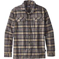 Patagonia Long Sleeve Fjord Flannel Shirt - Men's - Migration Plaid / Forge Grey