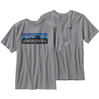 Patagonia P-6 Logo Cotton T-Shirt - Men's - Gravel Heather