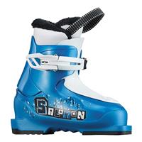 Salomon T1 Ski Boots - Youth - Process Blue / White
