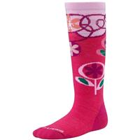 Smartwool Wintersport Flower Patch Socks - Girl's - Punch
