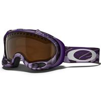 Oakley A Frame Goggle - Purple Block Text Frame / Black Iridium Lens (57-215)