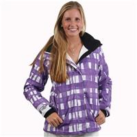 Roxy Jet Insulated Jacket - Women's - Purple Plaid