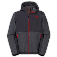 The North Face Denali Hoodie - Boy's - Recycled Charcoal Grey / Fiery Red