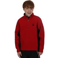 Spyder Core Sweater Fleece T-Neck - Boy's - Red / Black