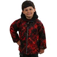 Obermeyer Slalom Jacket - Preschool Boy's - Red Schematic Print