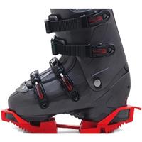 Ski Skootys Slip-on Ski Boot Rocker Sole - Red