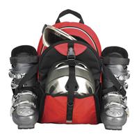Transpack Sidekick Lite Ski Boot Backpack - Red