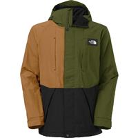 The North Face Turn It Up Jacket - Men's - Scallion Green / Bronx Brown / TNF Black