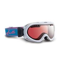 Bolle Nebula Goggle - Girls - Shiny White Frame with Vermillion Gun Lens