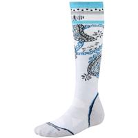 Smartwool PhD Ski Light Socks - Women's - Silver / Horizon Blue