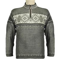 Dale of Norway Blyfjell Sweater - Men's - Smoke / Dark Charcoal / Cream / Light Charcoal