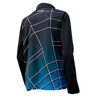 Spyder Gradient Web DryWeb T-Neck - Boy's - Black/Stratos Blue/White
