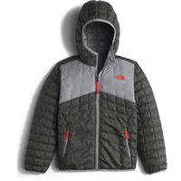 The North Face Reversible Thermoball Hoodie - Boy's - Graphite Grey Pixel