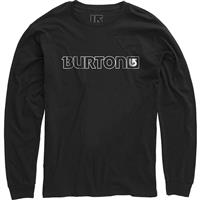 Burton Logo Horizontal LS Shirt - Men's - True Black