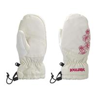 Marmot Glade Mitt - Youth - Turtle Dove / Hot Pink