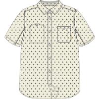 Burton Glade SS Shirt - Men's - Vanilla Dobby