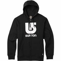 Burton Logo Vertical Full-Zip Hoodie - Men's - True Black (17)