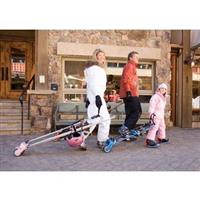 Walk-EZ Ski Shuttle - wheeled ski and pole transportation made easy!