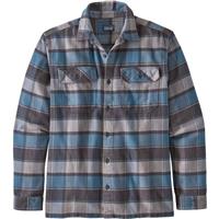 Patagonia Long Sleeve Fjord Flannel Shirt - Men's - Plots / Pigeon Blue (PPBL)