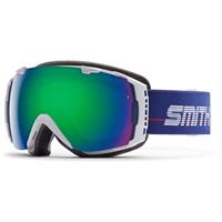 Smith I/O Goggle - Women's - White Archive 1989 Frame with Green Sol-X and Red Sensor Lenses