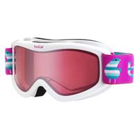Bolle Amp Goggle - Youth - White Birds Frame with Vermillion Lens