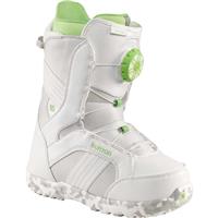 Burton Zipline Snowboard Boots - Youth - White / Green