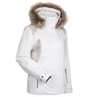 Nils Hanna Real Fur Jacket - Women's - White / Linen Lace