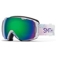 Smith I/O Goggle - Women's - White Wanderlust Frame with Green Sol-X and Red Sensor Lenses