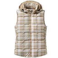Patagonia Down With It Vest - Women's - Wooly Plaid: Raw Linen