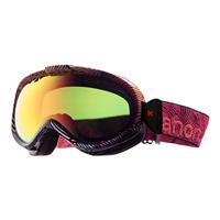 Anon Solace Goggle - Women's - Zebra Frame / Red Solex Lens