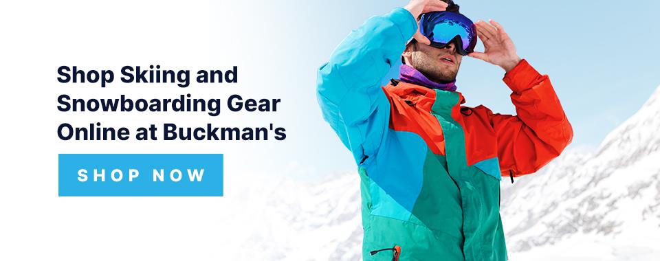 shop skiing and snowboarding gear online at Buckman's