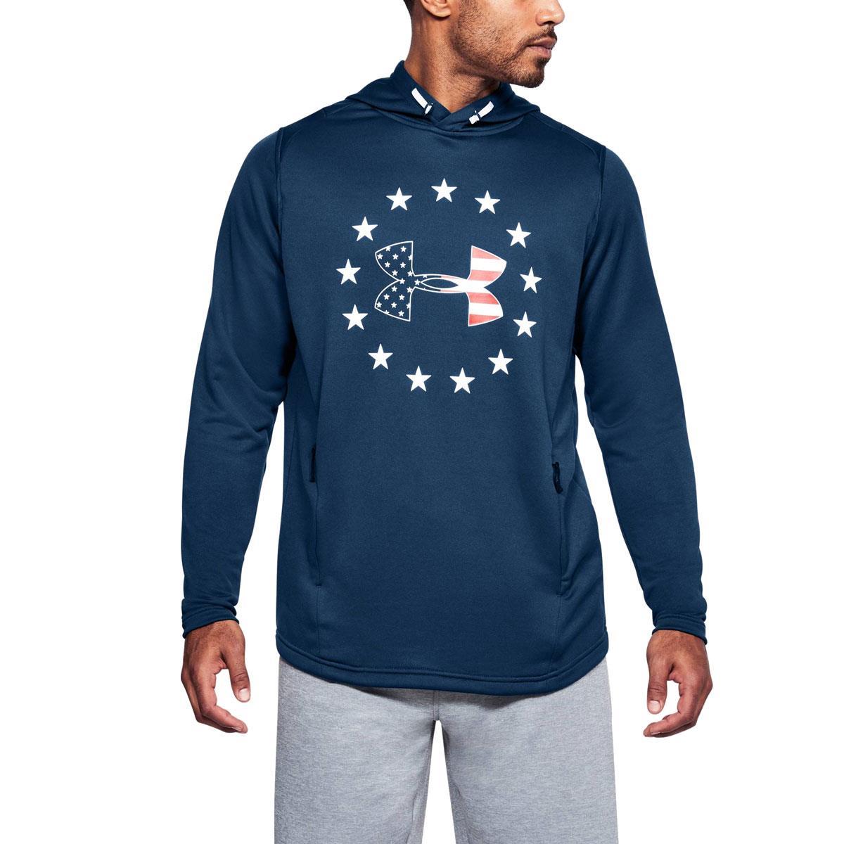 under armour freedom tech terry hoodie