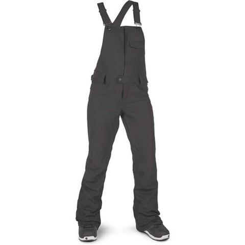 womens black bib overalls