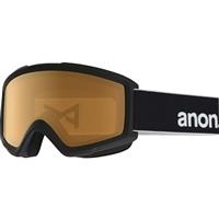 Anon Helix 2.0 Goggle - Black Frame with Non-Mirror Amber Lens