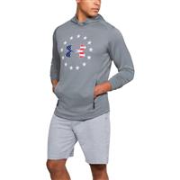 Under Armour Freedom Tech Terry Hoodie - Men's - Steel / White