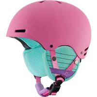 Anon Rime Helmet - Youth - Animal Trax Pink