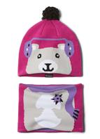 Columbia Infant Snow More Hat and Gaiter Set - Youth - Pink Ice Bear