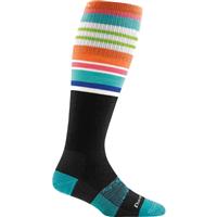 Darn Tough Glacier Stripe OTC Lightweight Sock - Women's - Black