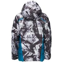Spyder Timeless Hoodie Synthetic Down Jacket - Boy's - Frozen In Time Print