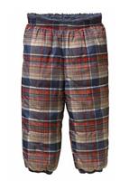 Patagonia Baby Reversible Tribbles Pants - Youth - Headlands Plaid / Prus
