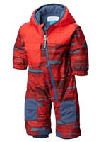 Columbia Toddler Hot-Tot Suit - Youth - Red Spark Geo Print
