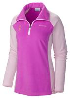 Columbia Tested Tough In Pink Fleece Half Zip - Women's - Foxglove / Isla